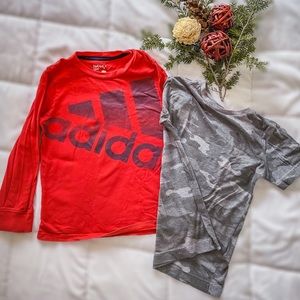 Boy Long sleeve and camo t-shirt